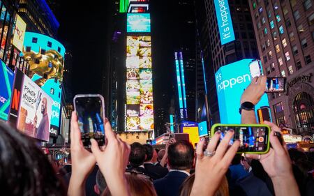 "We feel good together". Italia e Usa insieme a Times Square 1