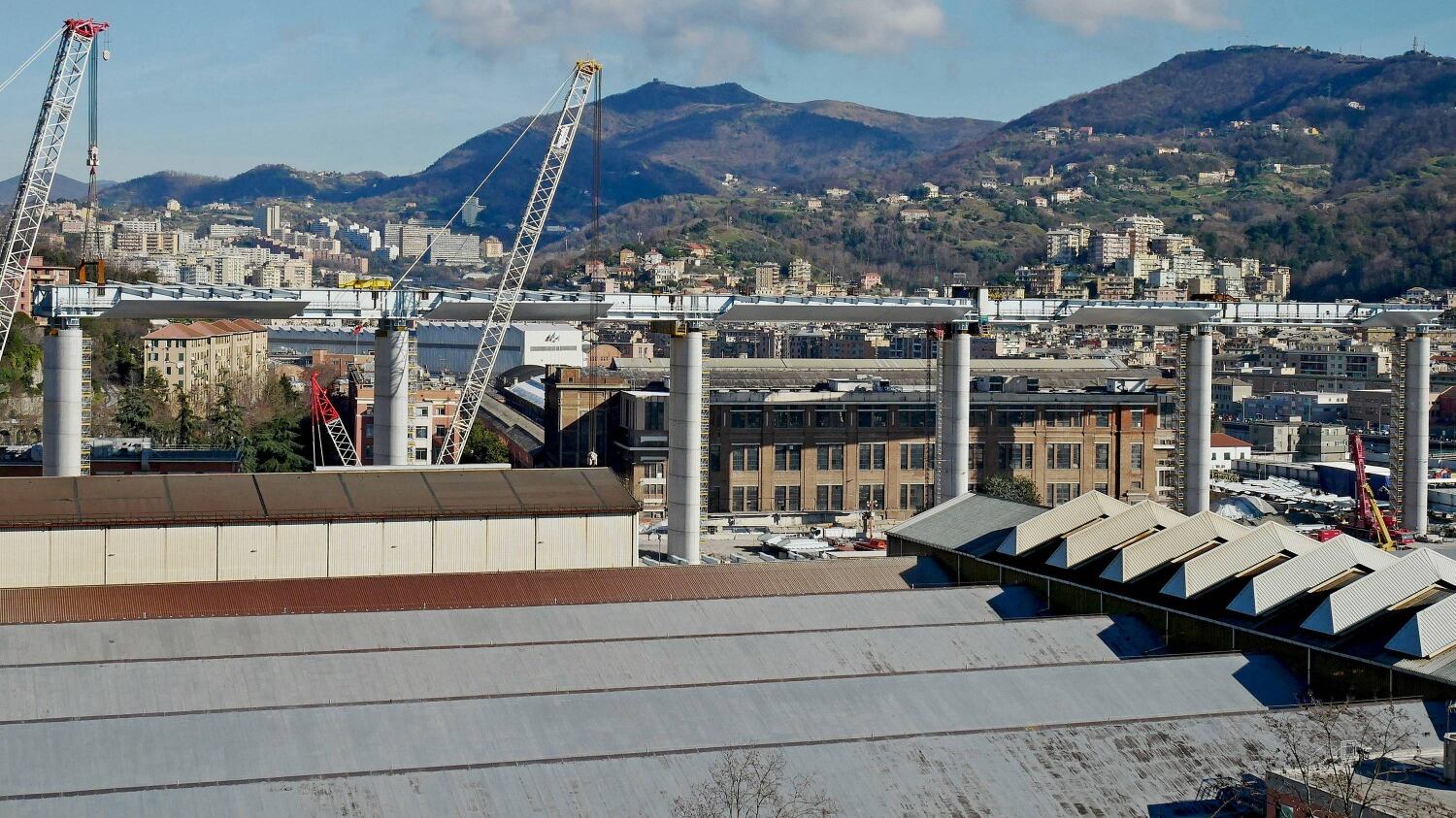 Genova, per il nuovo ponte stop dei treni a marzo