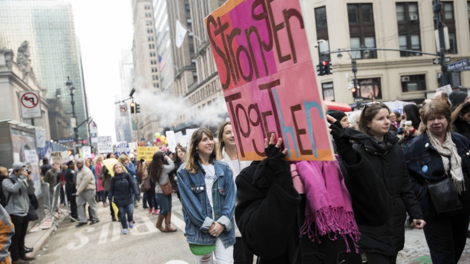 Donne contro Donald ma mai contro il burqa