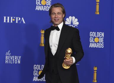 Brad Pitt e Jennifer Aniston ai Golden Globes 2020: foto 10