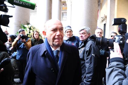 Grande folla al funerale di Moratti 10