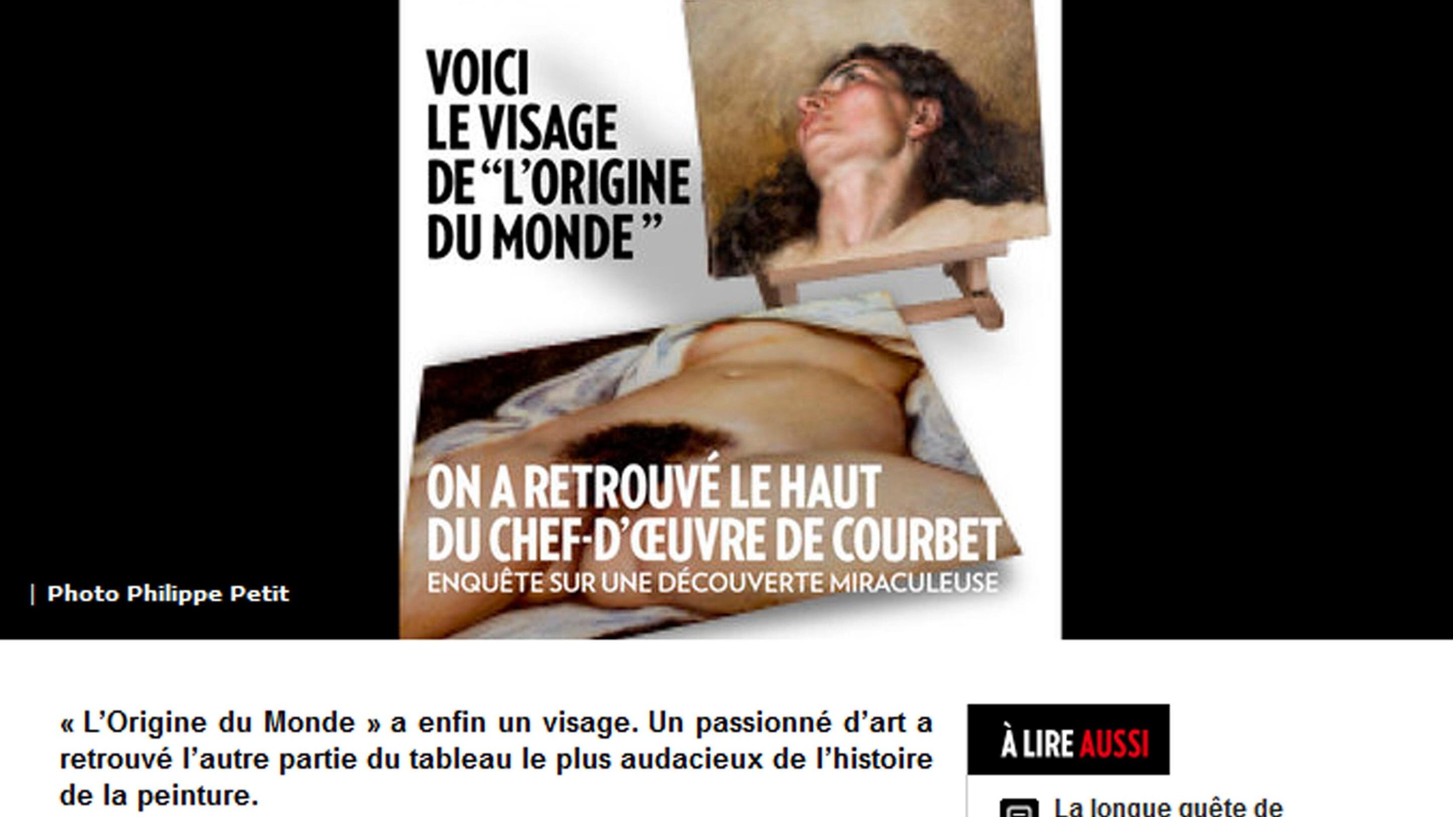 "L'origine del mondo" adesso ha una faccia