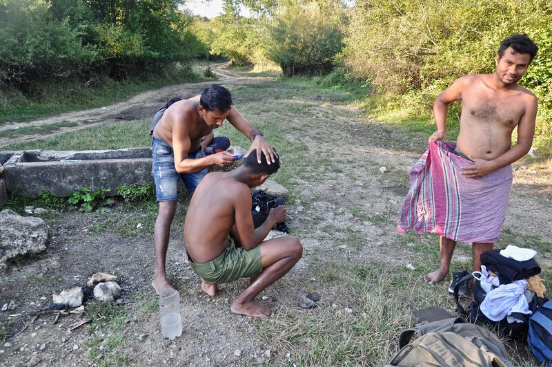 I migranti sulla rotta balcanica 5