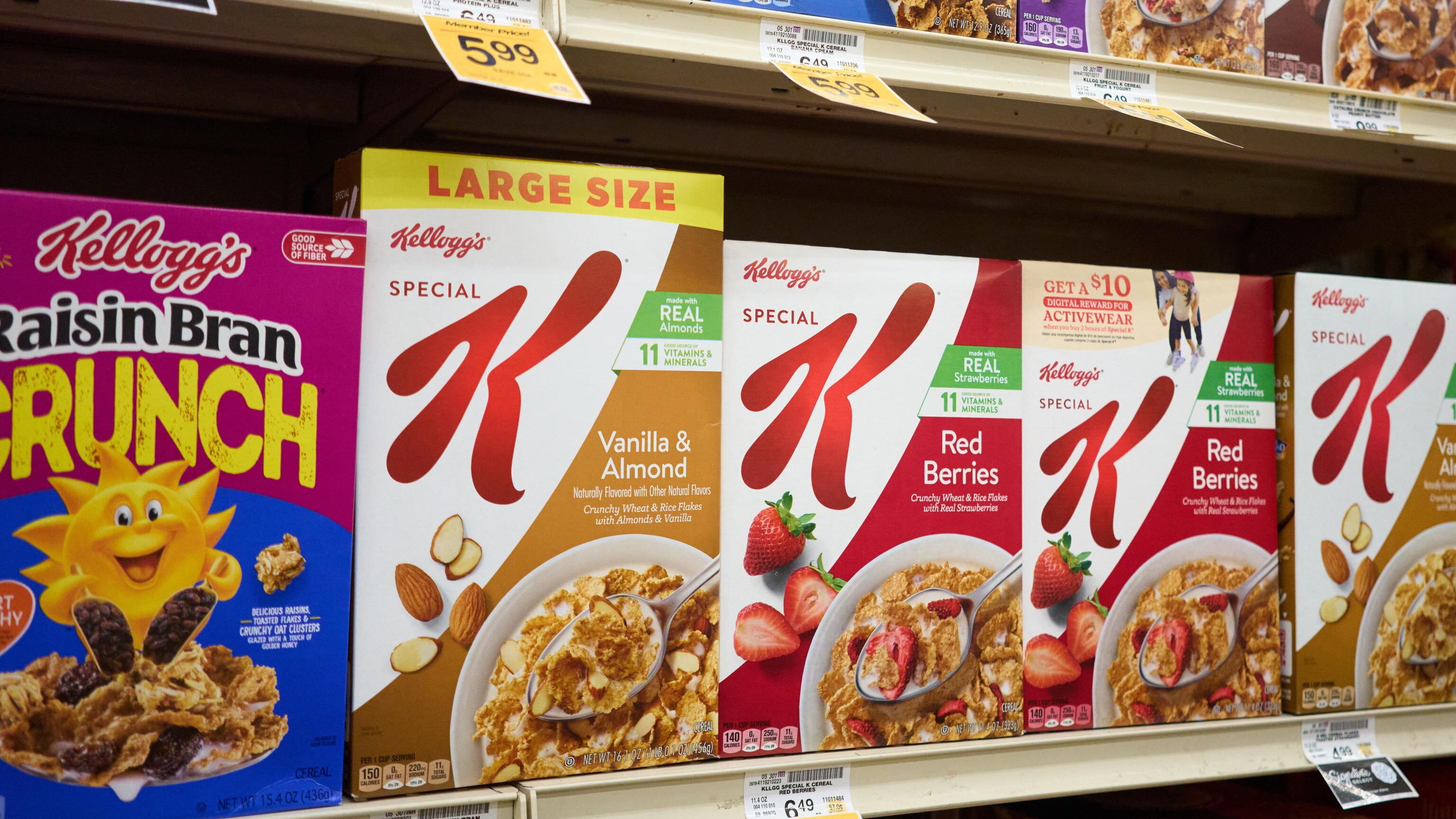 Ferrero fa colazione con i cereali Kellogg