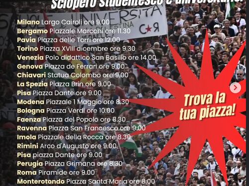 "Blocchiamo tutto". Collettivi rossi pronti a occupare 35 piazze per il "No Meloni Day"