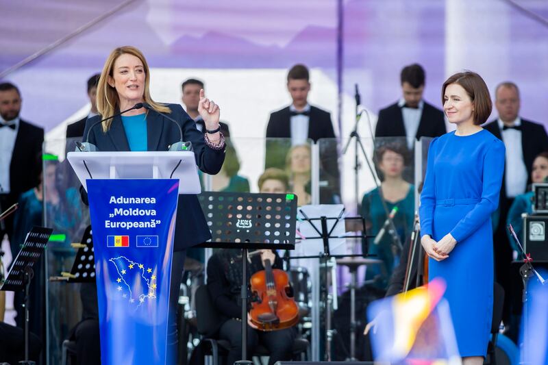 Manifesazione pro Ue Moldavia