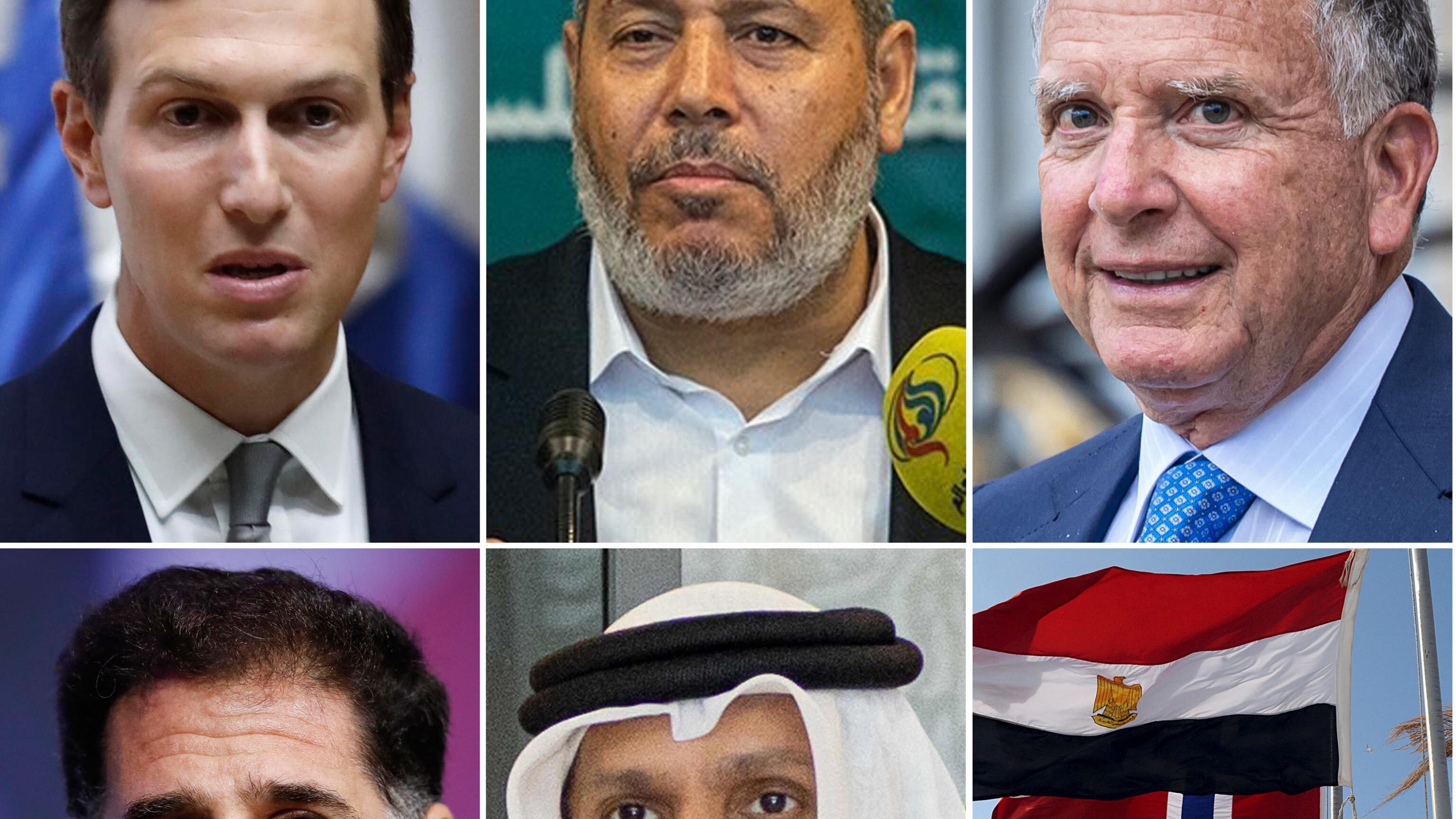 I protagonisti dei negoziati per la pace a Gaza
