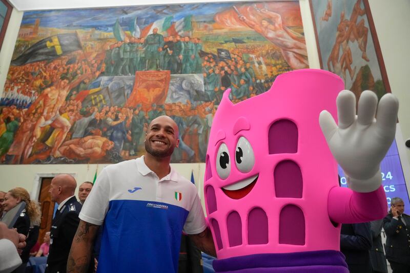 Jacobs mascotte Roma 2024