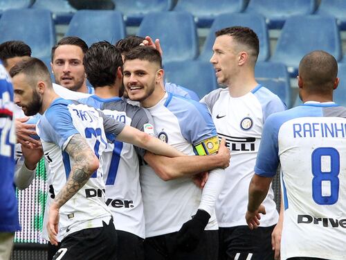 L'Inter risorge contro la Sampdoria: 5-0 con poker di Icardi e quarto posto