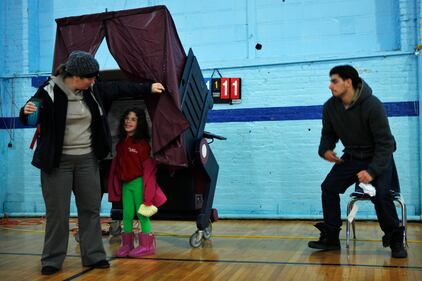 Il voto nelle zone colpite da Sandy 3