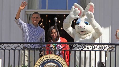 Un coniglio inquietante funesta la Pasqua degli Obama 6