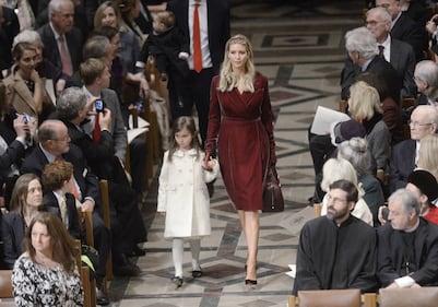Melania e Ivanka Trump: moglie e figlia del presidente 42