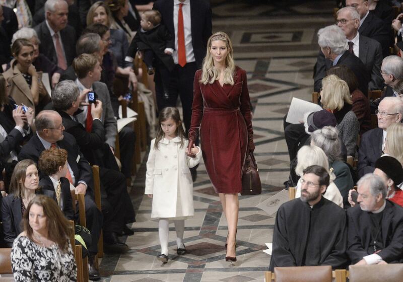 Melania e Ivanka Trump: moglie e figlia del presidente 42