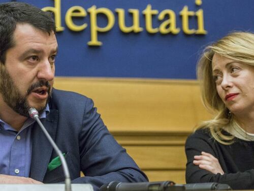 FdI e la Lega in piazza: la protesta del 2 giugno