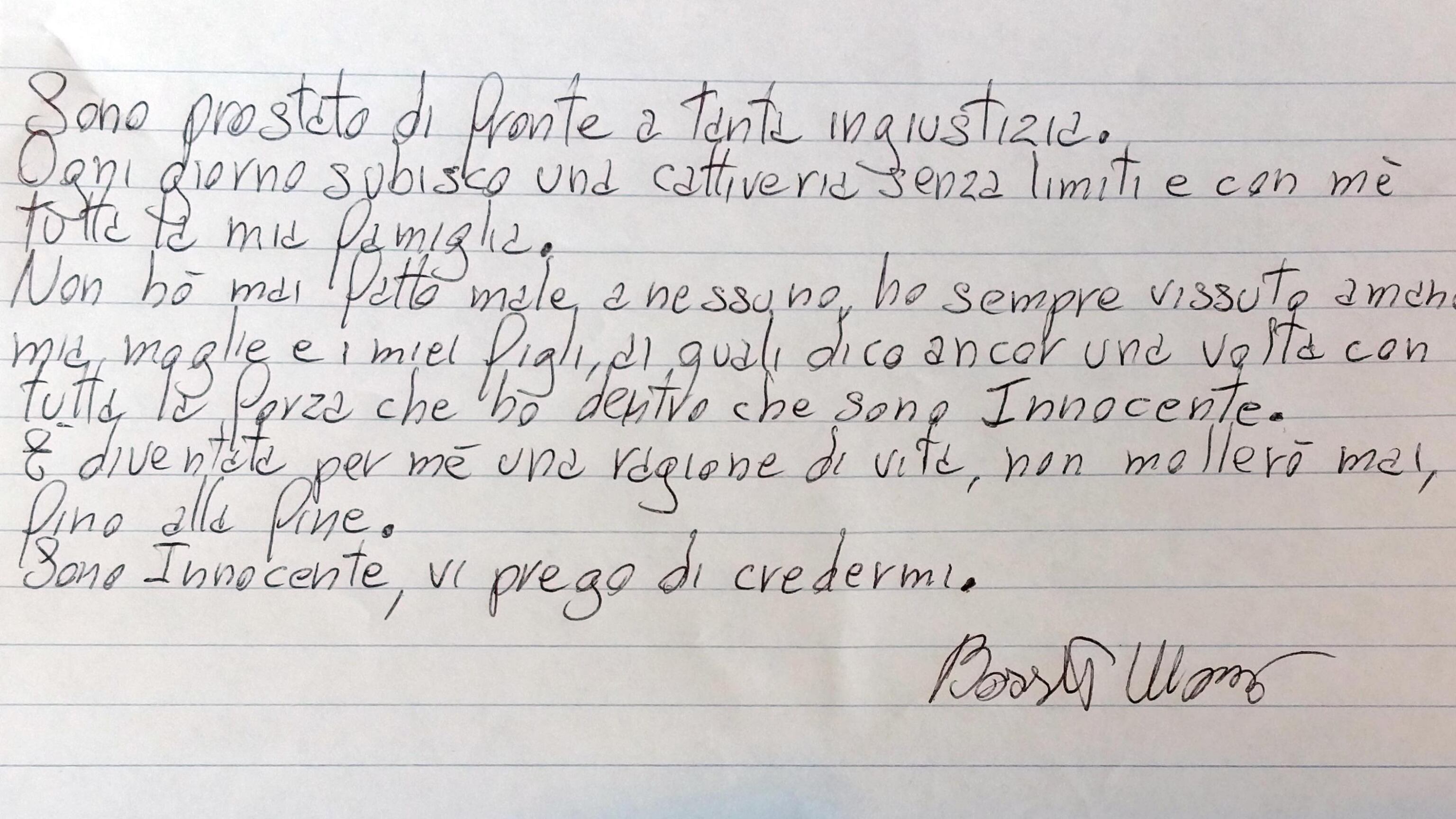 Nuova lettera di Bossetti dal carcere: "Dovete credermi, sono innocente"