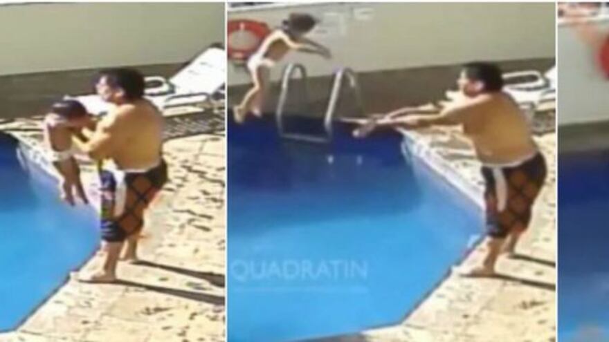 Messico, muore bimba in piscina dopo essere stata lanciata dal padre