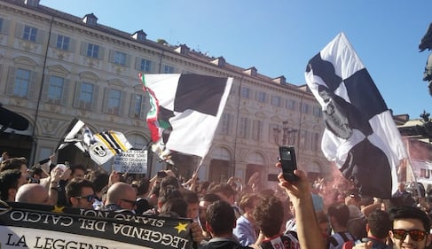Le immagini della festa bianconera 1
