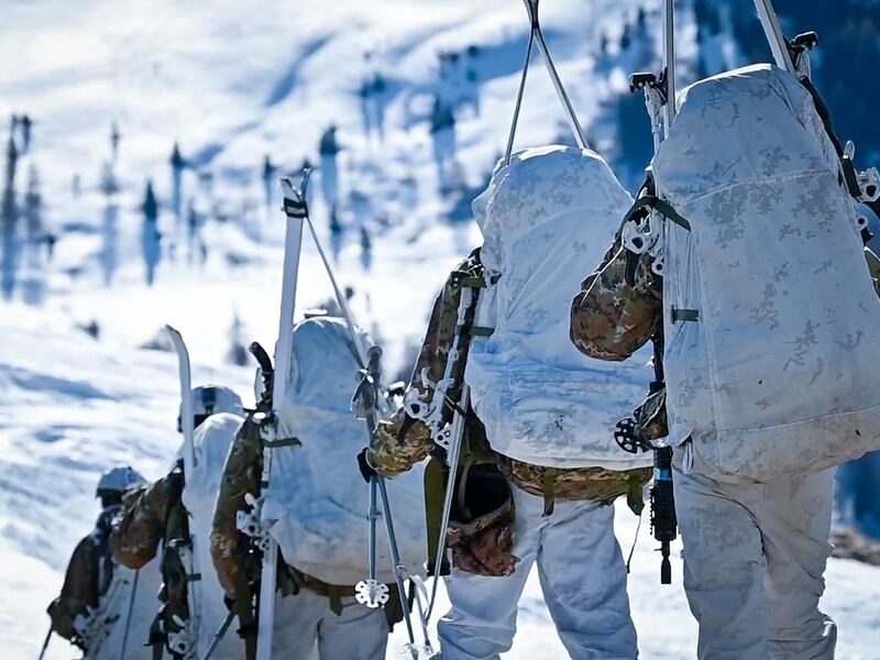 Ice Patrol, l'esercitazione delle truppe alpine dell'Esercito 7