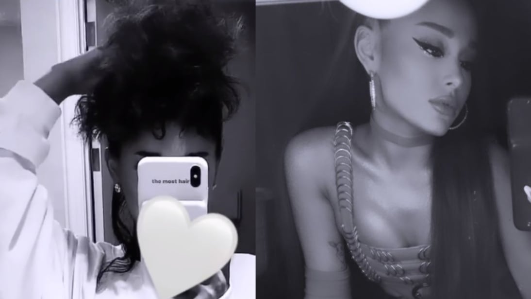 Ariana Grande mostra i suoi veri capelli, corti e ricci