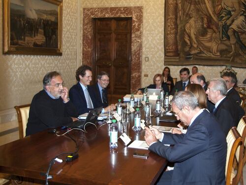 Marchionne rassicura Monti: "La Fiat resta in Italia"