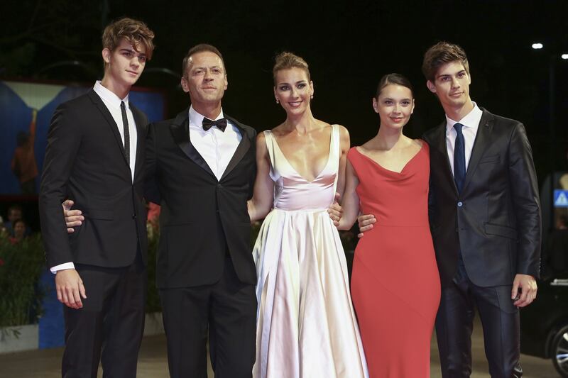 Rocco Siffredi e famiglia alla Mostra del Cinema di Venezia 17
