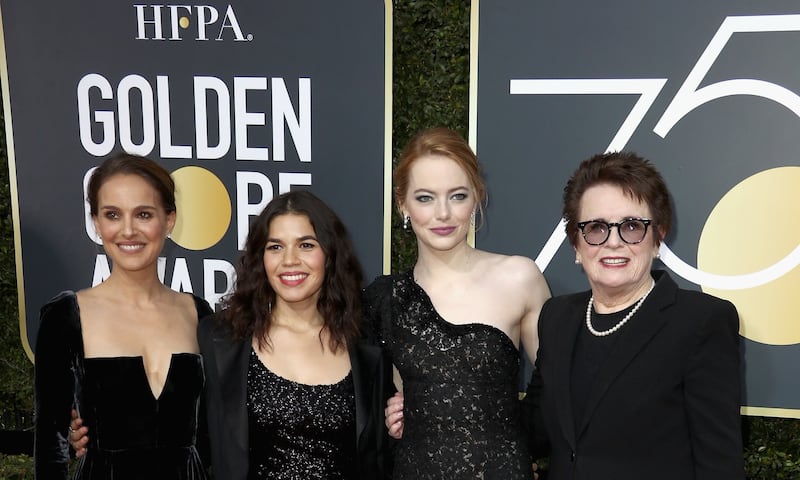Golden Globe 2018, star in nero sul red carpet 6