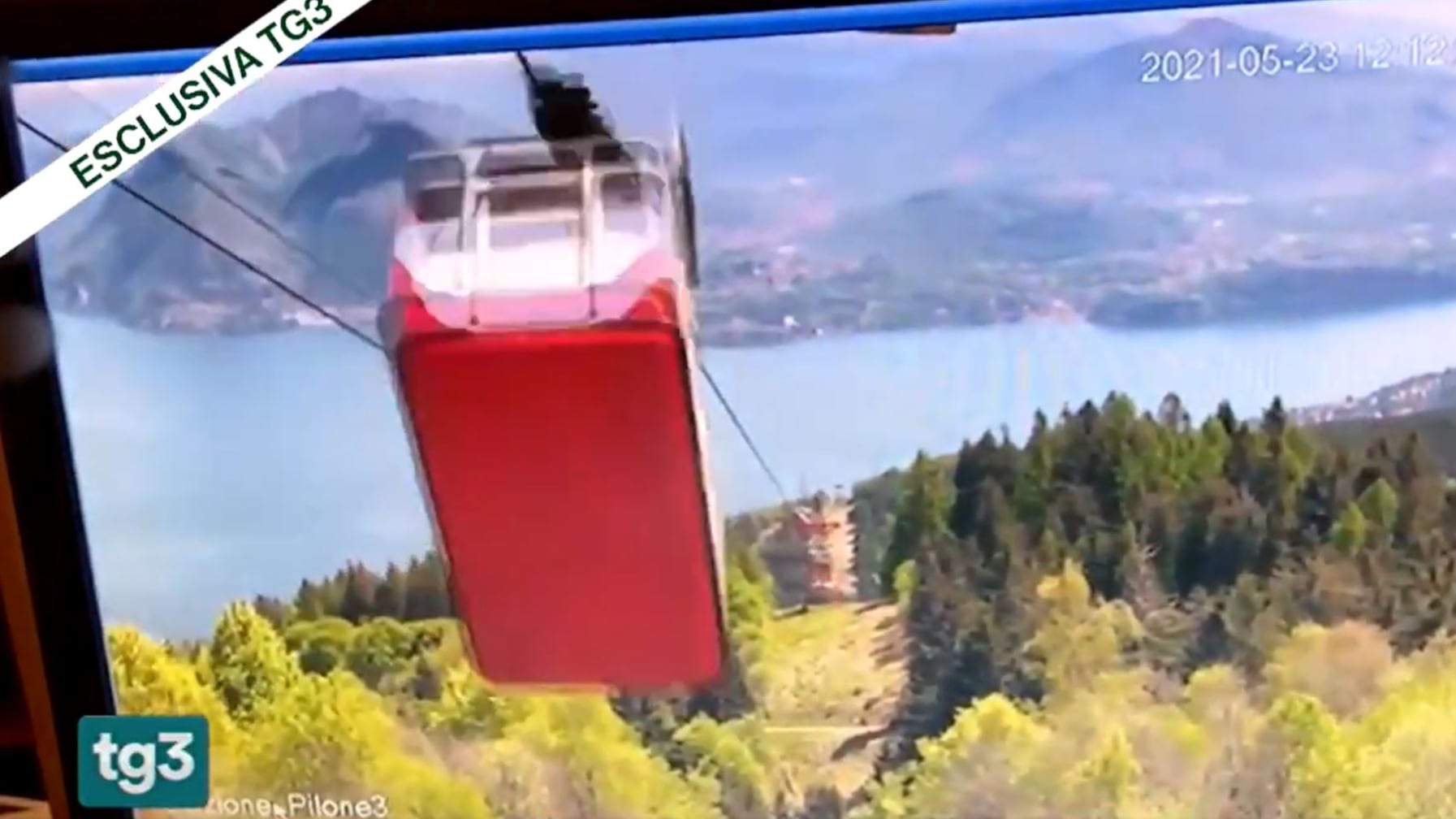Mottarone, il video della tragedia
