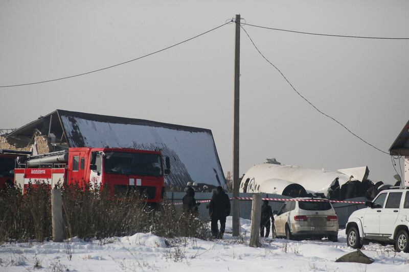 Aereo si schianta in Kazakistan 3