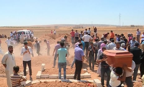 A Kobane i funerali del piccolo Aylan Kurdi 7