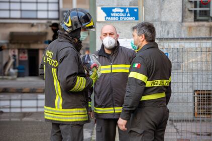 Milano. Incendio al Palazzo di Giustizia 8