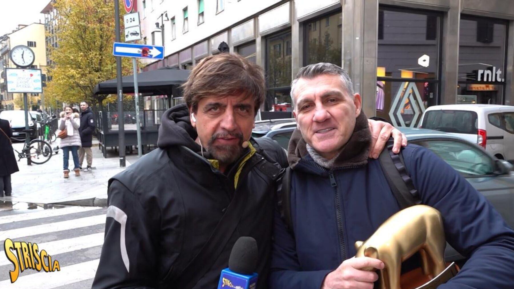 Tapiro di Striscia a Bobo Vieri che confessa: "Elisabetta Canalis mi ha sputato e dato una testata"