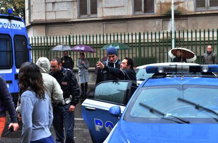 Scontri durante lo sgombero 10