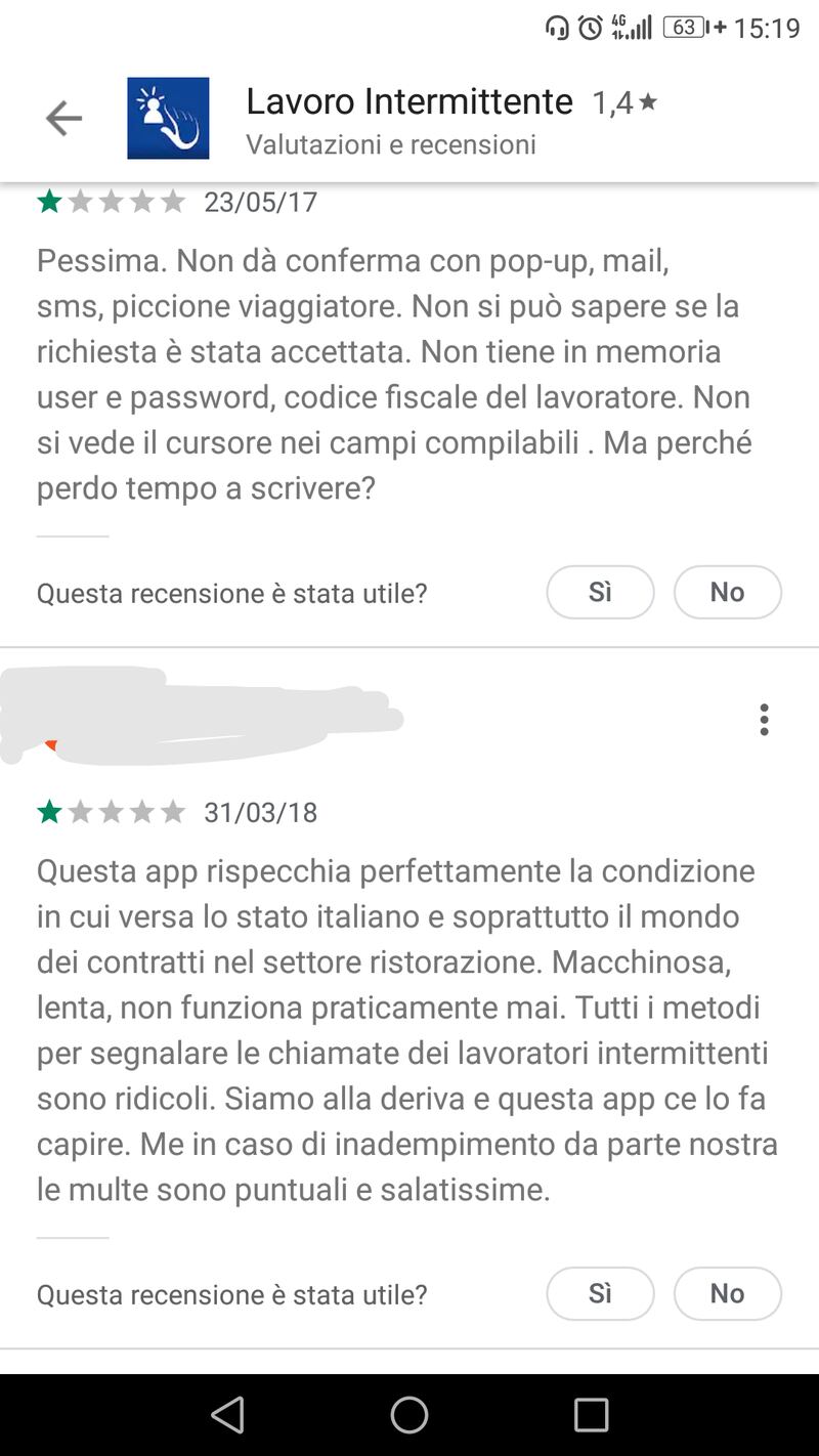 L'app trova lavoro del Ministero non funziona: la rabbia degli utenti 7