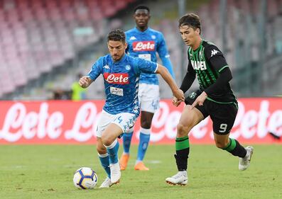 Il Napoli manda ko il Sassuolo: le immagini più belle della serata del San Paolo 1