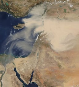 Tempesta di sabbia sul Medioriente 1