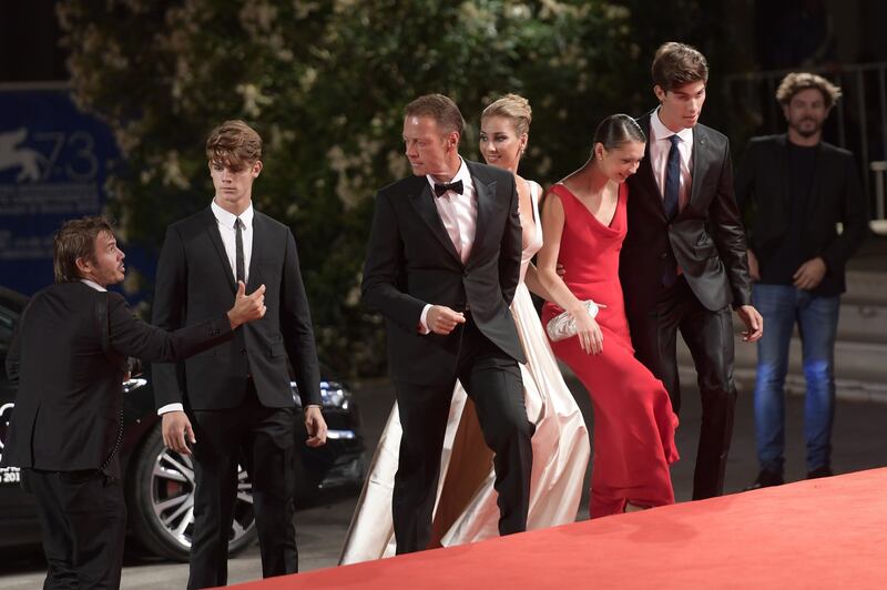 Rocco Siffredi e famiglia alla Mostra del Cinema di Venezia 39