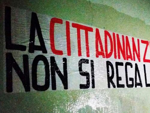CasaPound, blitz a Cagliari: striscioni contro la Boldrini