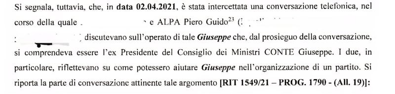 La prova del retroscena su Conte e Alpa
