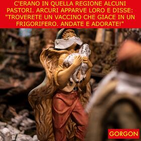 Ecco la satira del giorno. Arcuri appare ai pastori 1