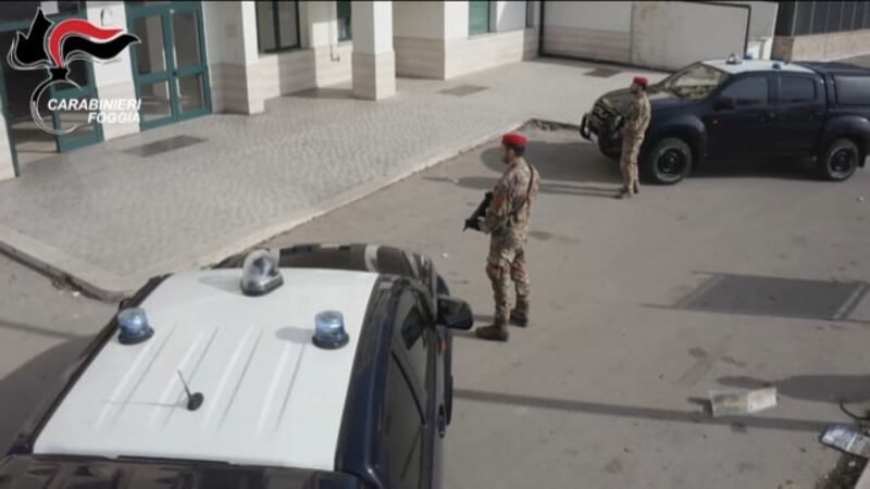 Foggia, le immagini delle perquisizioni all'ex-Onpi 1