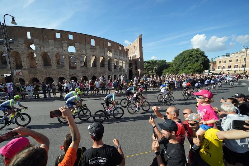Giro 2024 tappa 21 Colosseo