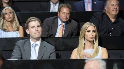 Cleveland, i rampolli di casa Trump uniti per sostenere il padre 11