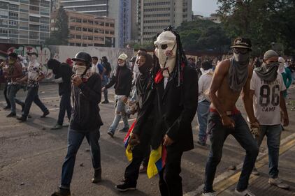 Duri scontri in Venezuela 8