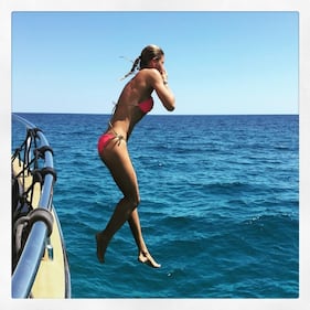 Martina Colombari, topless a Ibiza 12