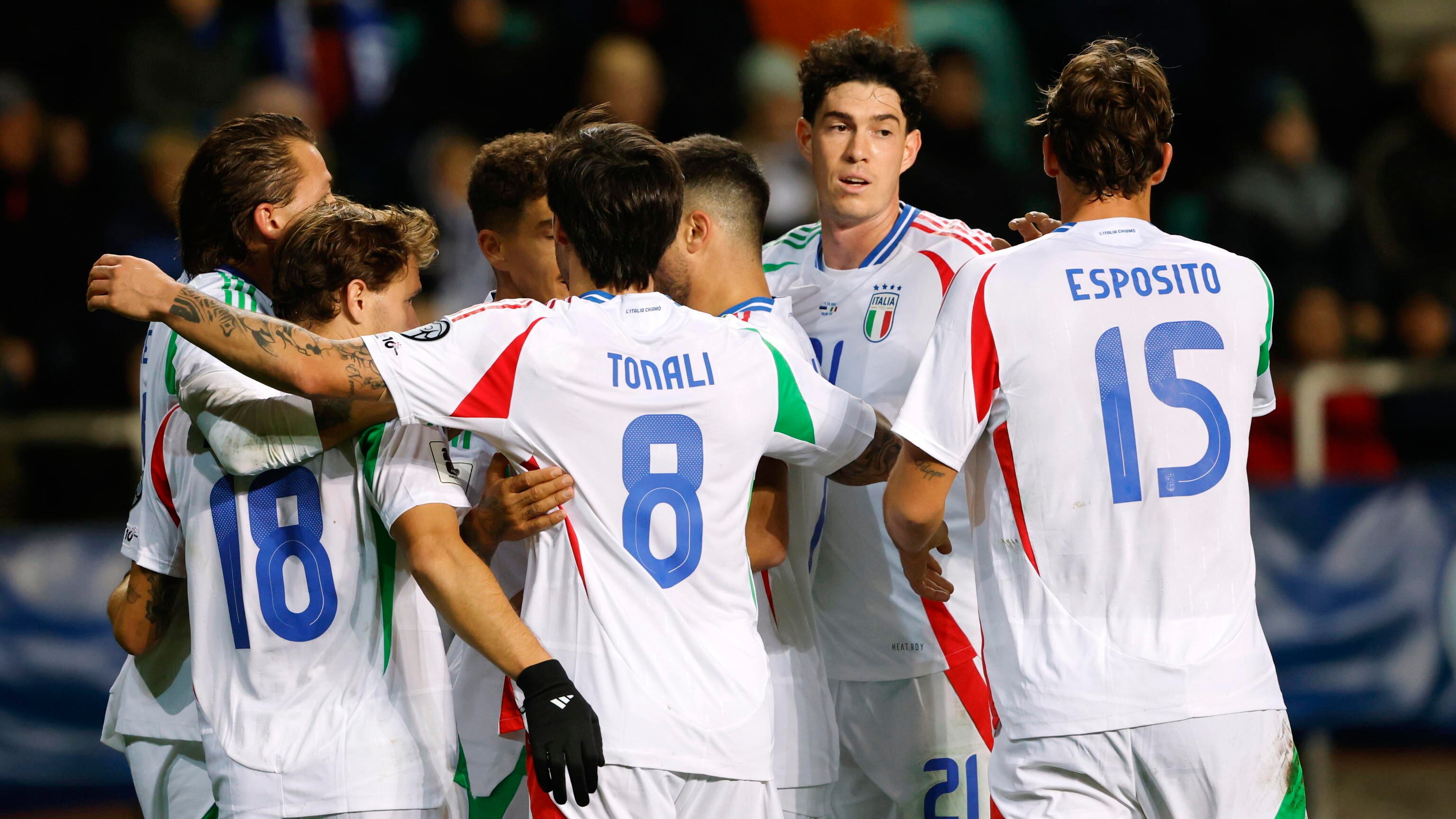 L'Italia cala il tris all'Estonia e risponde alla Norvegia: Azzurri quasi ai playoff