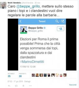 Le critiche della rete al tweet di Beppe Grillo 1