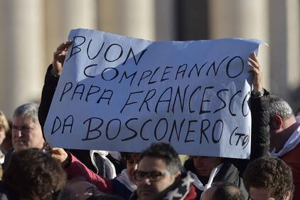 Il compleanno di papa Francesco 1