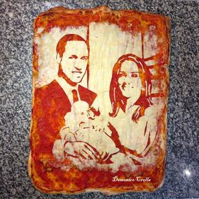Il ritratto di Kate, William e George