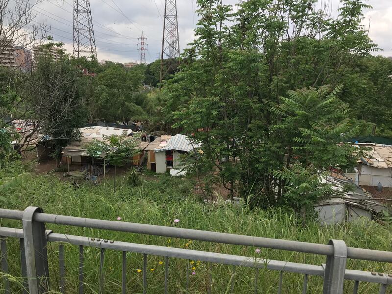 Nascosta dalla vegetazione, ecco la nuova favela rom di via Togliatti 2