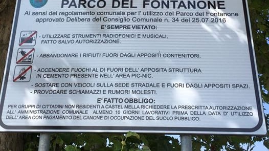 Il sindaco chiude il parco ai non residenti: "Troppi extracomunitari"